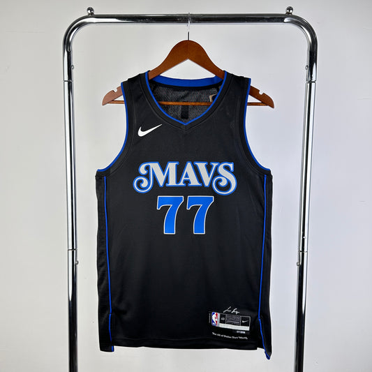 Dallas Mavericks 2023-24 Nike Black Swingman Jersey - City Edition