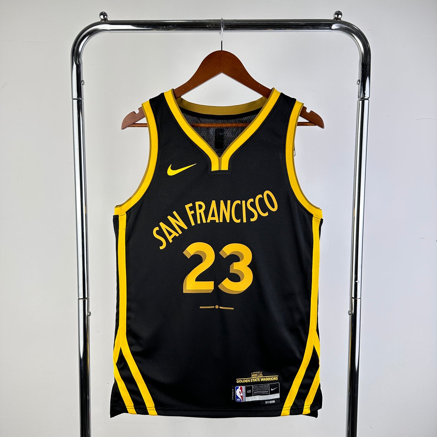 Golden State Warriors 2023-24 Nike Black Swingman Jersey - City Edition