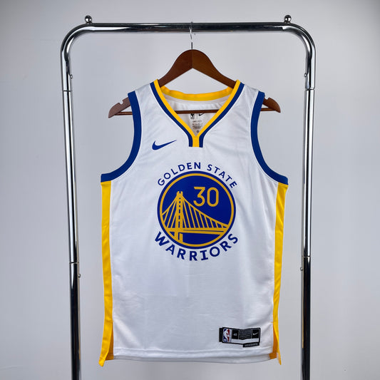 Golden State Warriors 2023-24 Nike White Swingman Jersey - Association Edition