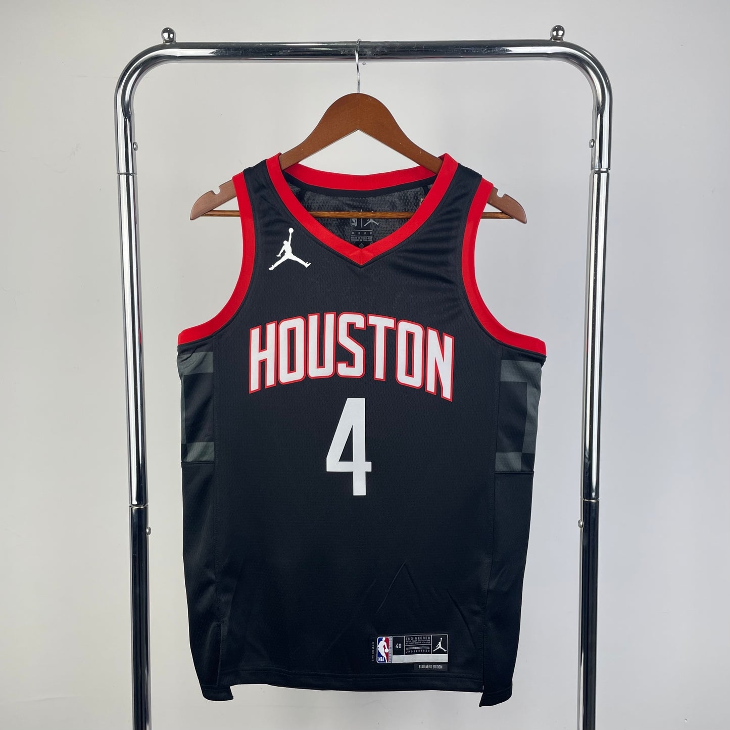 Houston Rockets 2023-24 Jordan Brand Black Swingman Jersey  - Statement Edition