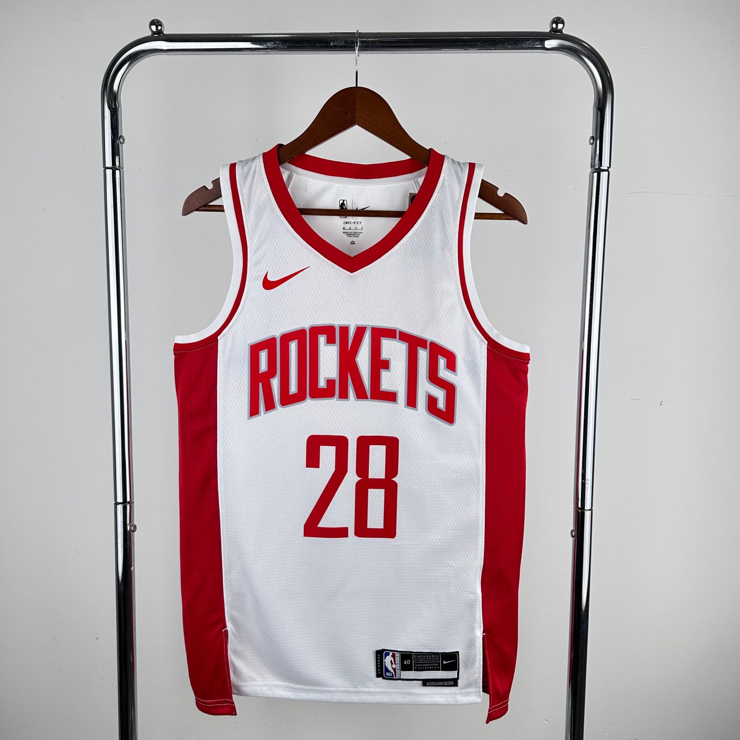 Houston Rockets 2023-24 White Nike Swingman Jersey - Association Edition