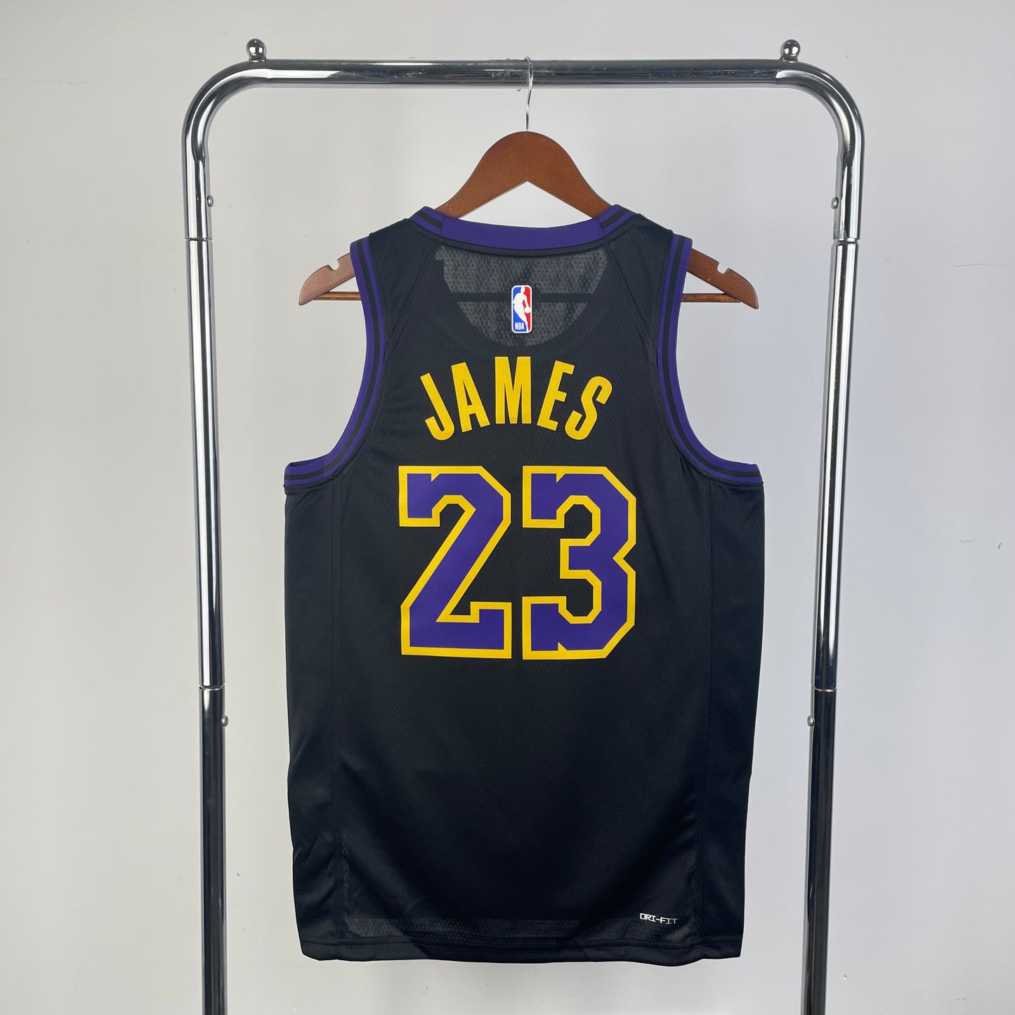 Los Angeles Lakers 2023-24 Nike Black Swingman Jersey - City Edition