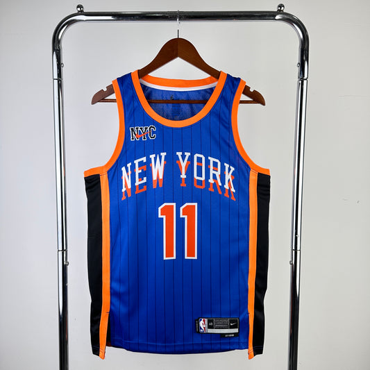 New York Knicks 2023-24 Nike Blue Swingman Jersey - City Edition