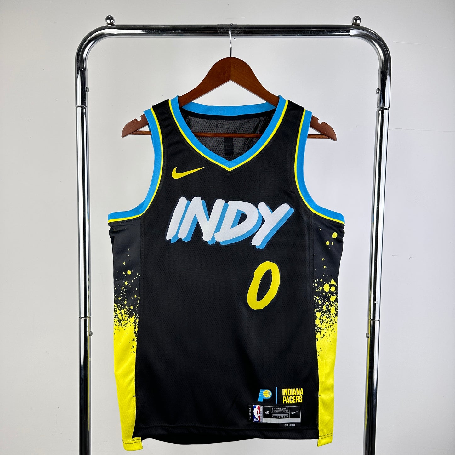 Indiana Pacers 2023-24 Black Nike Swingman Jersey - City Edition