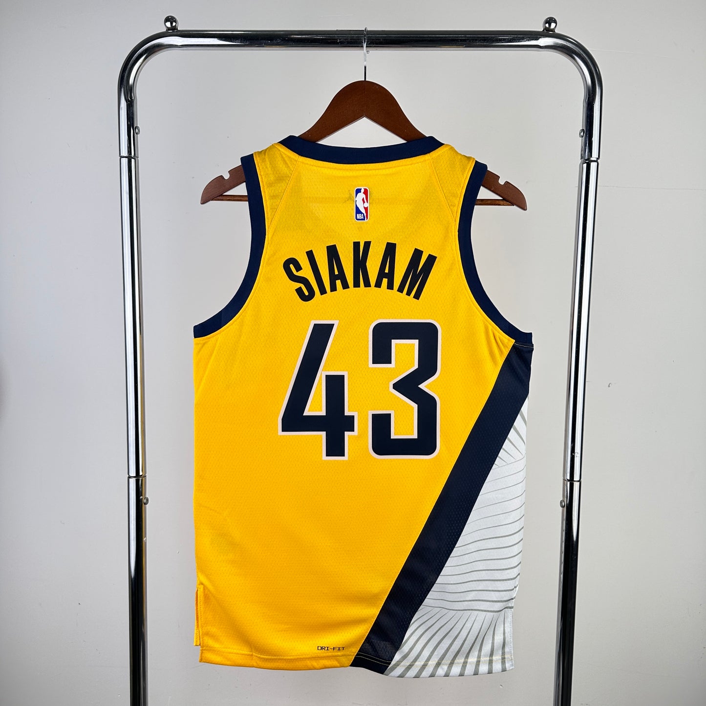 Indiana Pacers 2023-24 Yellow Jordan Brand Swingman Jersey - Statement Edition