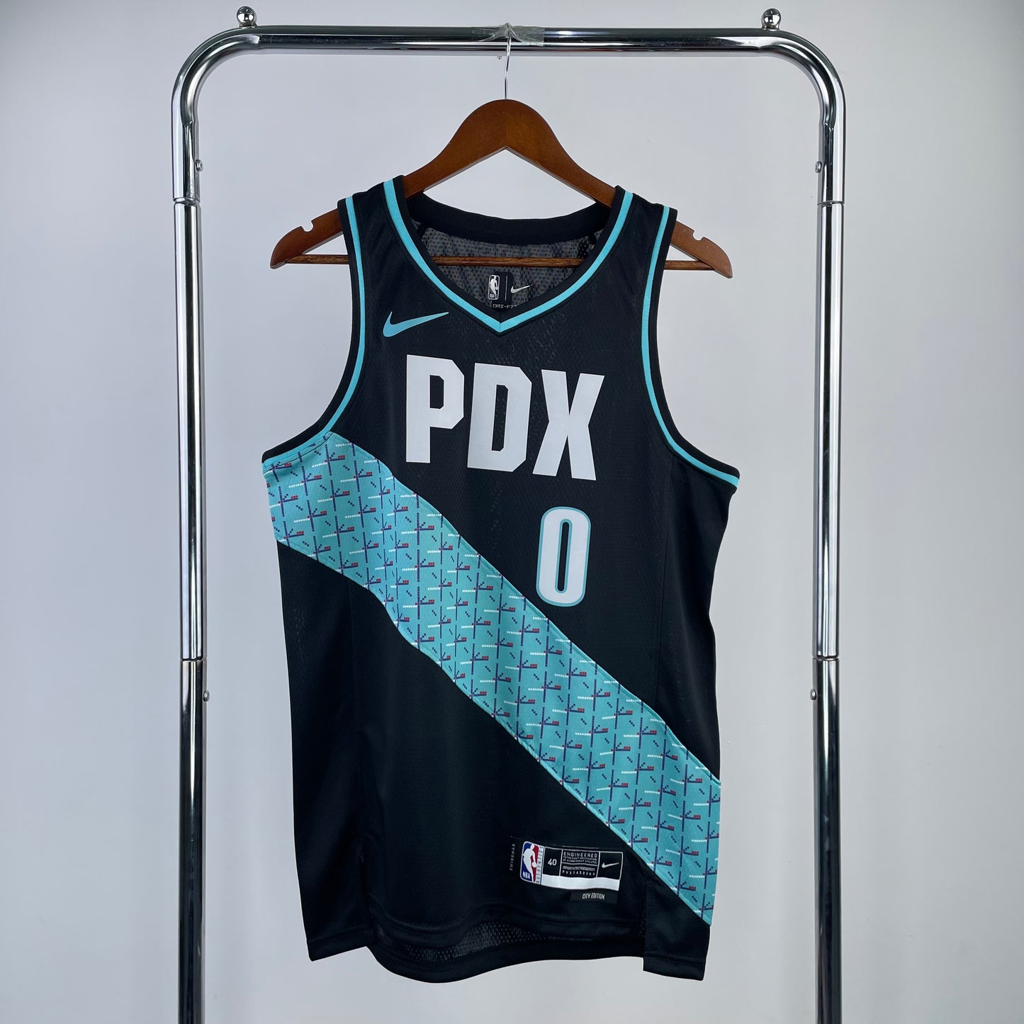 Portland Trail Blazers 2023-24 Nike Black Swingman Jersey - City Edition