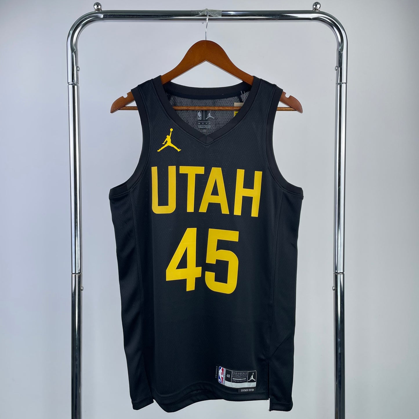 Utah Jazz 2023-24 Jordan Brand Black Swingman Jersey - Statement Edition