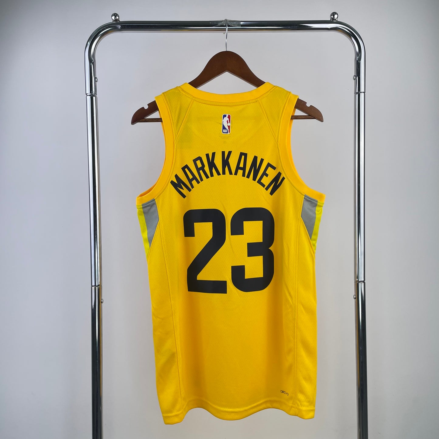 Utah Jazz 2023-24 Nike Yellow Swingman Jersey - Icon Edition