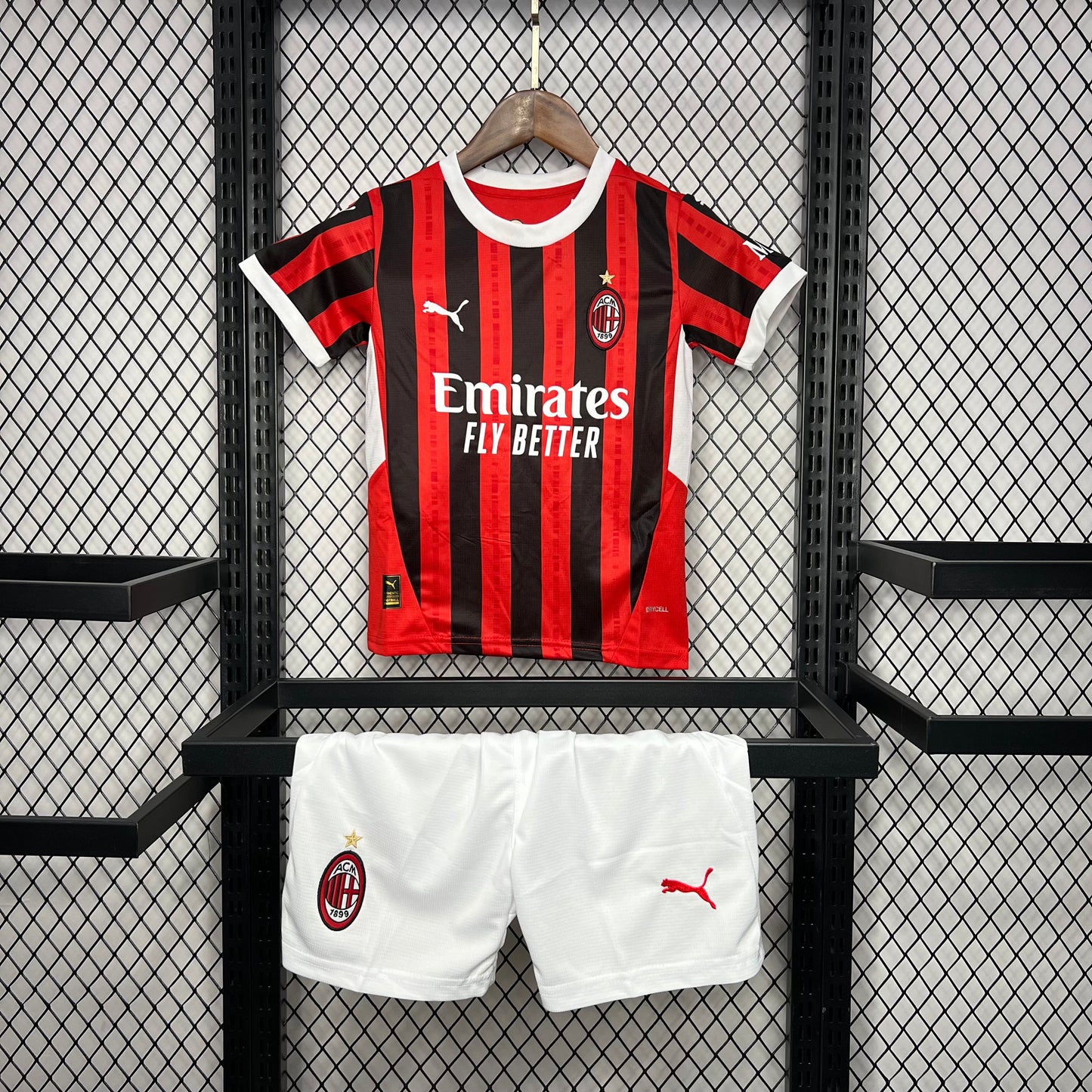 AC Milan Kids 2024-25 Home Jersey