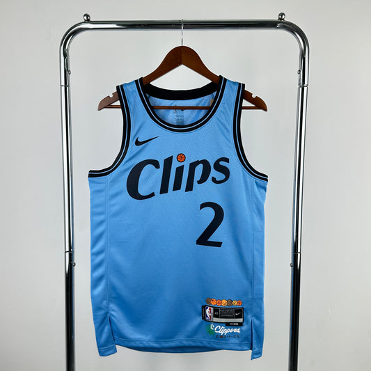 Los Angeles Clippers 2024-25 Nike Blue Swingman Jersey - City Edition