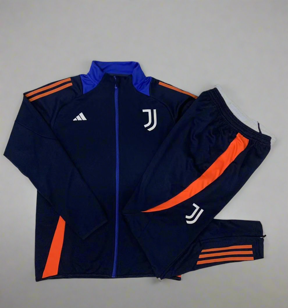 Juventus 2024-25 Dark Blue Full-Zip Tracksuit Set