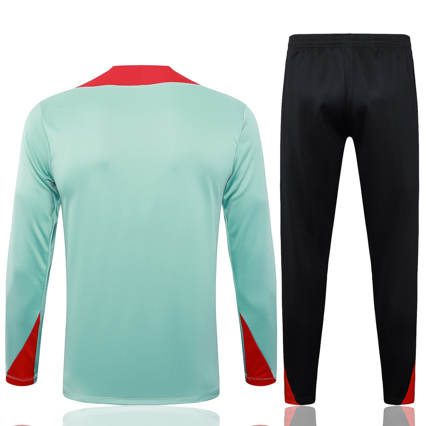 Liverpool 2024-25 Light Green and Red Half-Zip Training Tracksuit Set