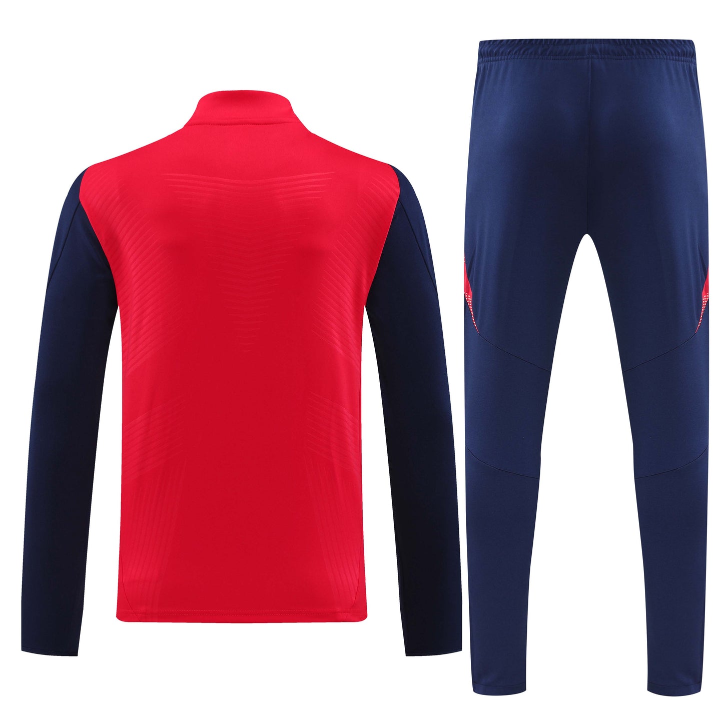 Manchester United 2024-25 Red and Navy Half-Zip Training Tracksuit Set