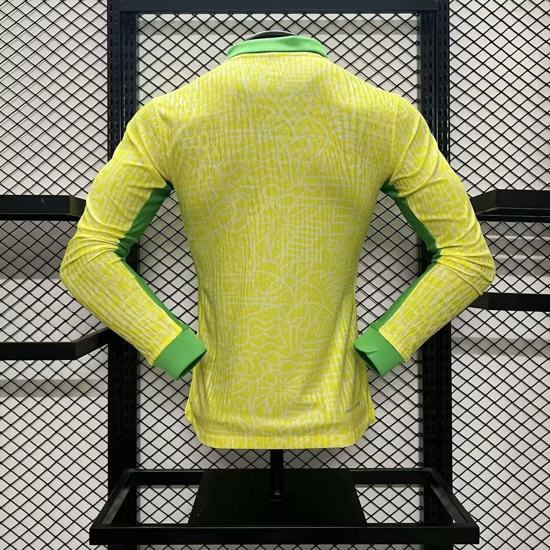 Brazil 2024-25 Home Long Sleeve Jersey