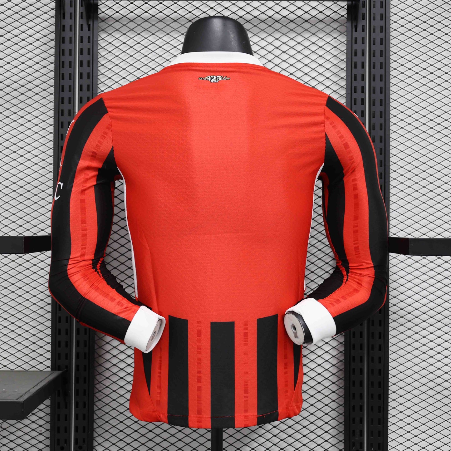 AC Milan 2024-25 Home Long Sleeve Player Version Jersey