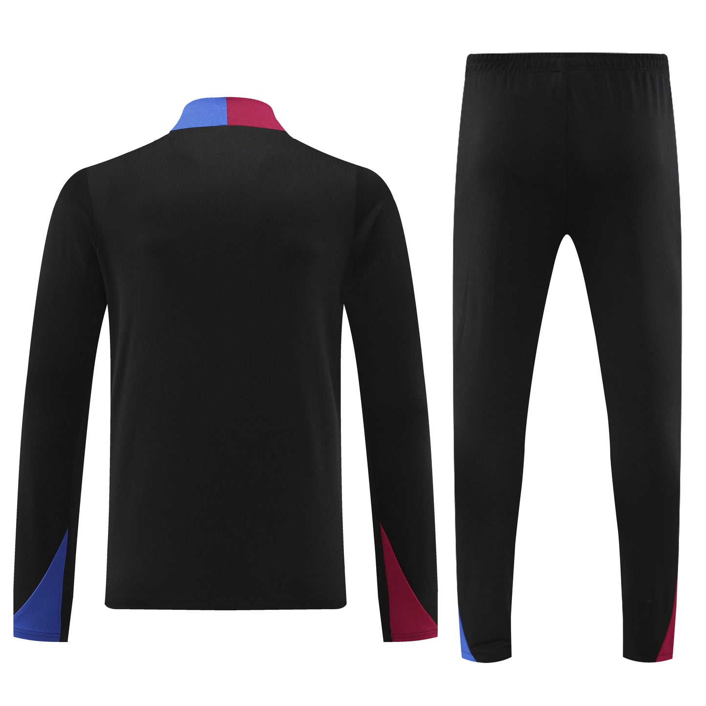 Barcelona 2024-25 Black Half-zip Training Tracksuit Set