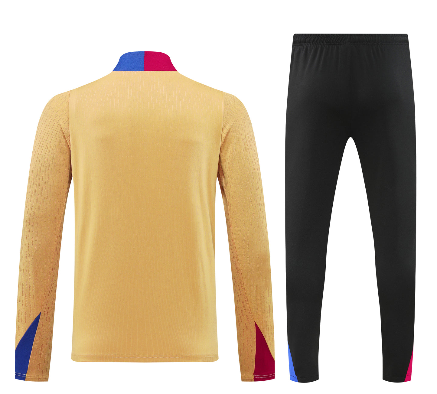 Barcelona 2024-25 Gold Half-zip Training Tracksuit Set