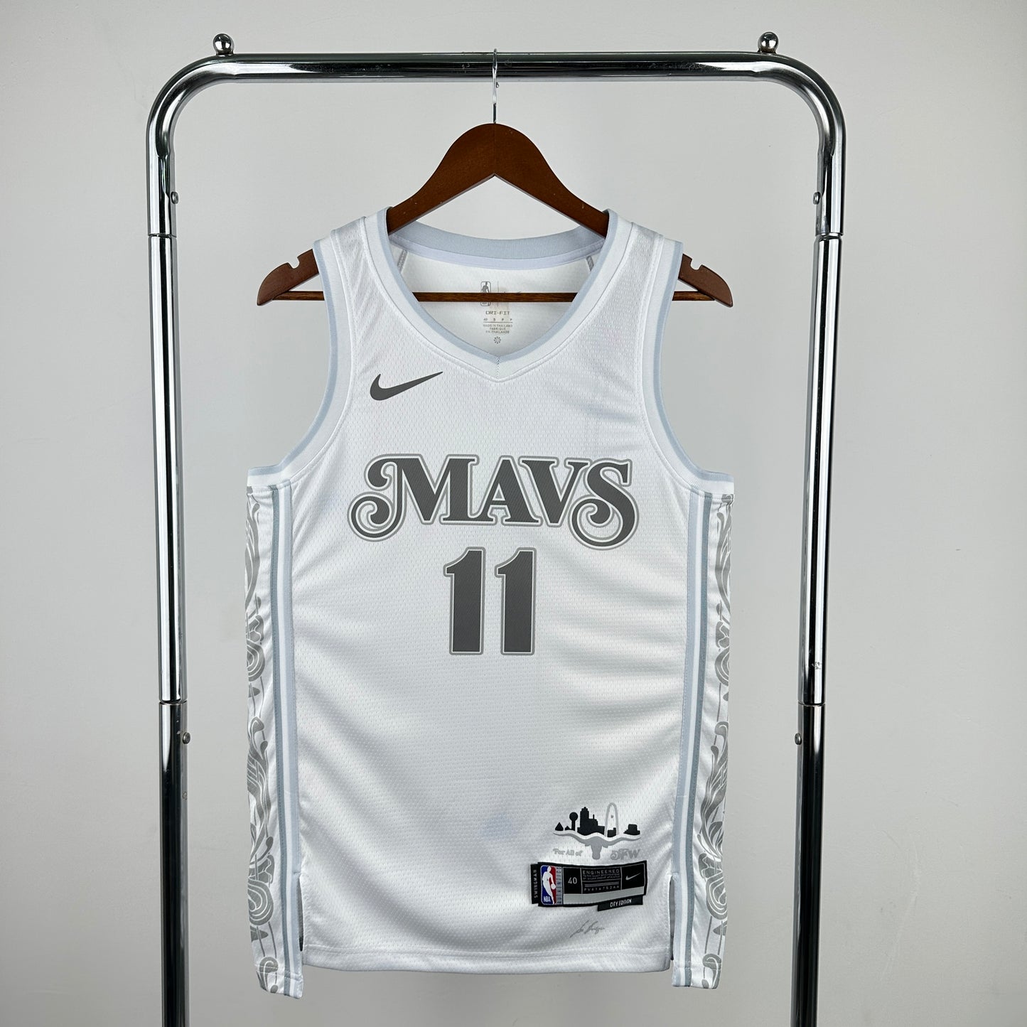 Dallas Mavericks 2024-25 Nike White Swingman Jersey - City Edition