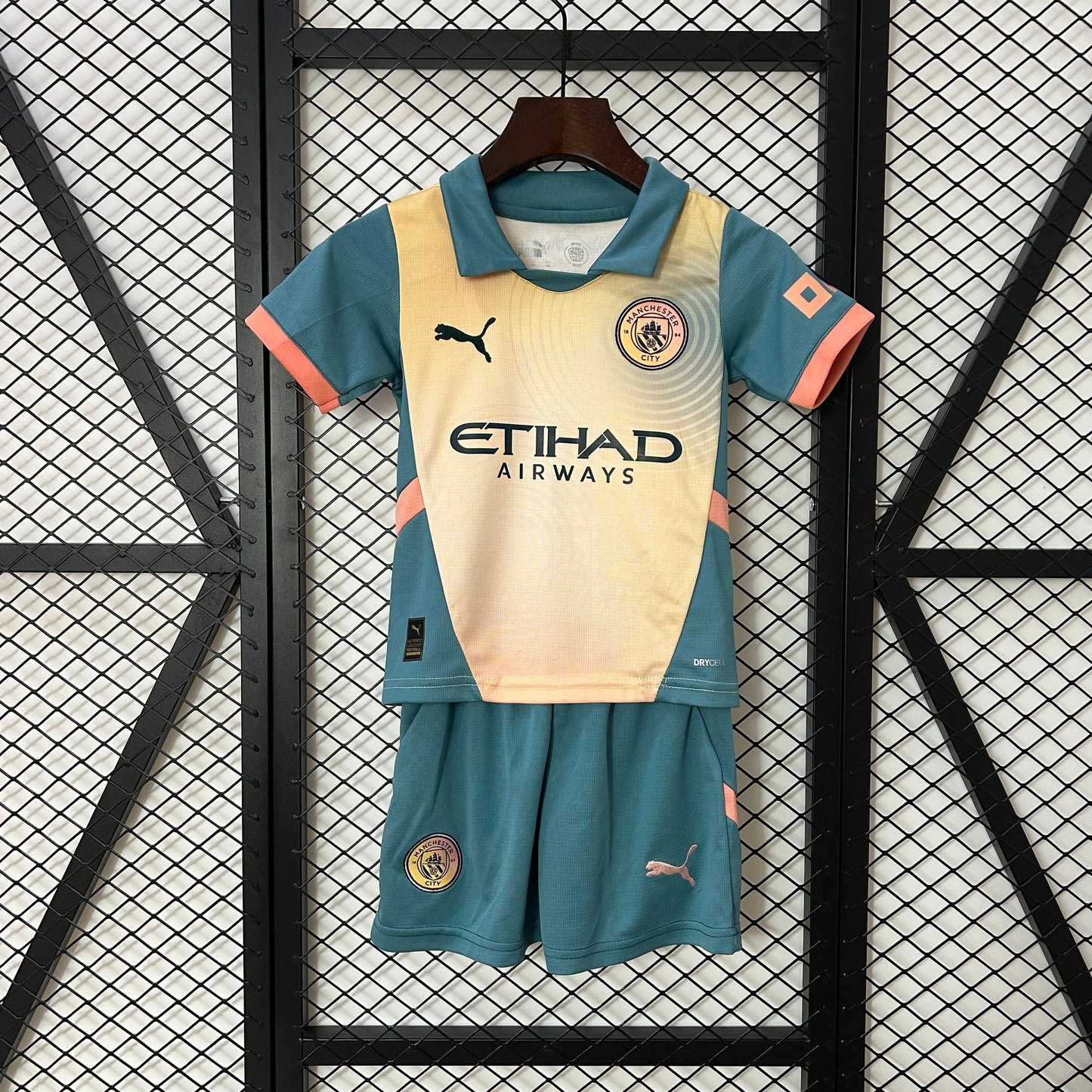 Manchester City Kids 2024-25 Fourth Jersey