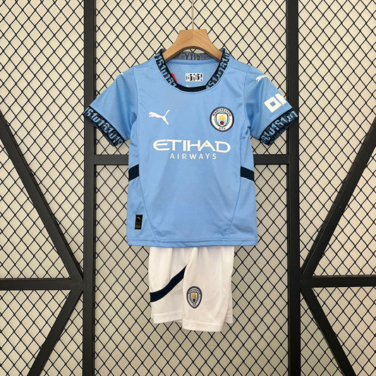 Manchester City Kids 2024-25 Home Jersey