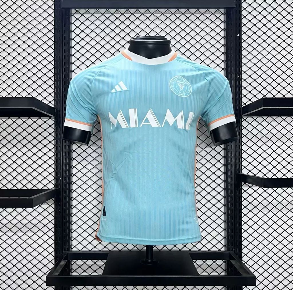 Inter Miami 2024 Aqua Archive Player Version Jersey