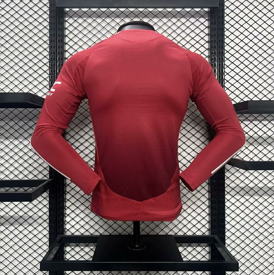 Manchester United 2024-25 Home Long Sleeve Player Version