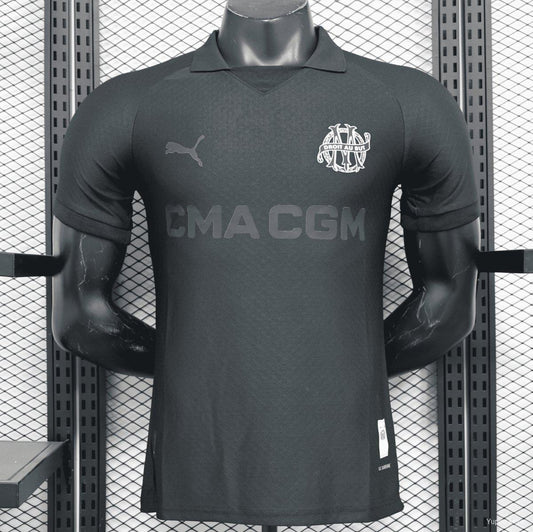 Marseille 125th Anniversary Player Version Jersey (Black)