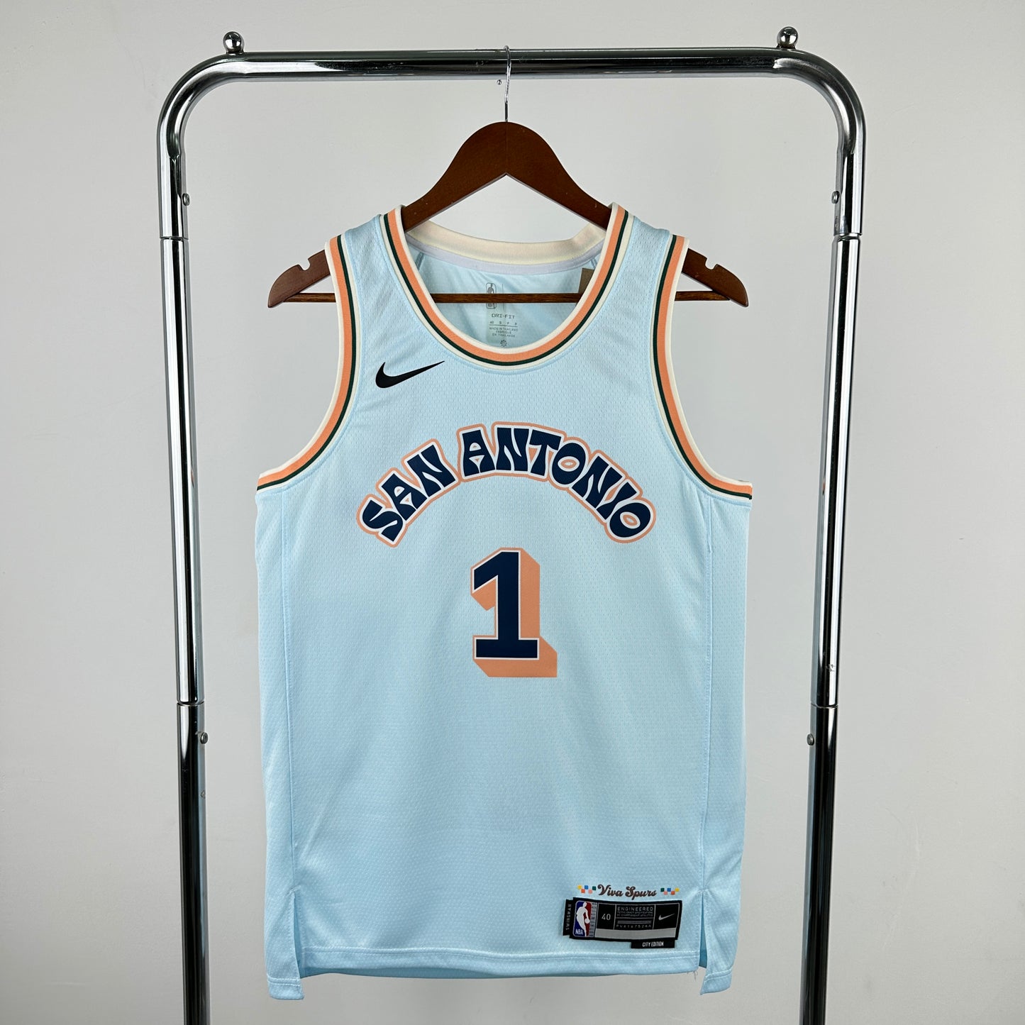 San Antonio Spurs 2024-25 Nike White Swingman Jersey - City Edition