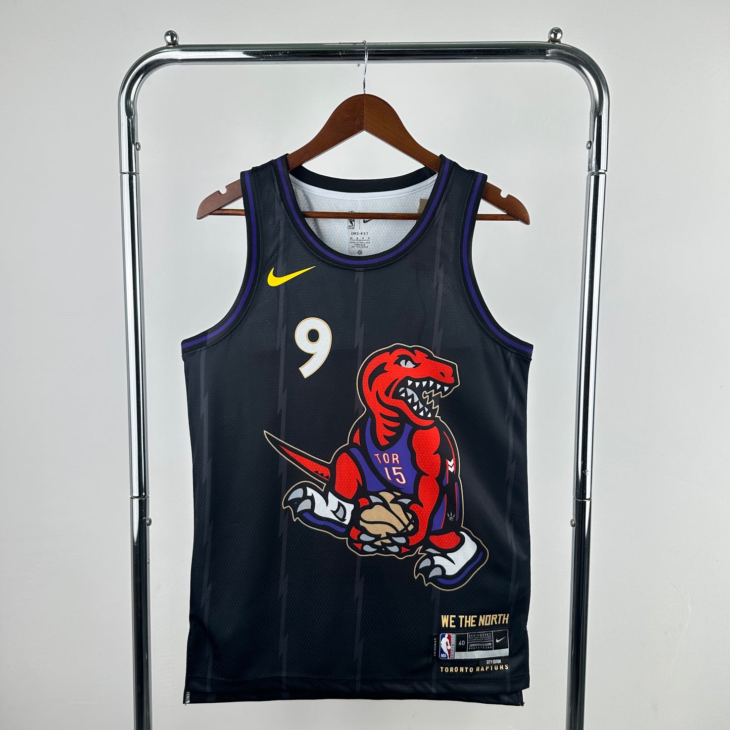 Toronto Raptors 2024-25 Nike Black Swingman Jersey - City Edition