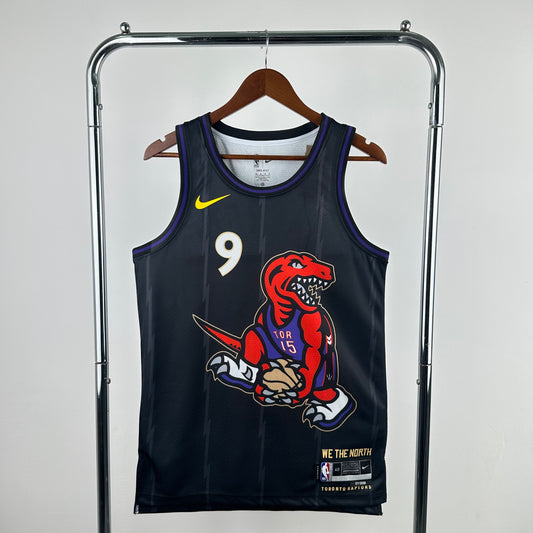 Toronto Raptors 2024-25 Nike Black Swingman Jersey - City Edition