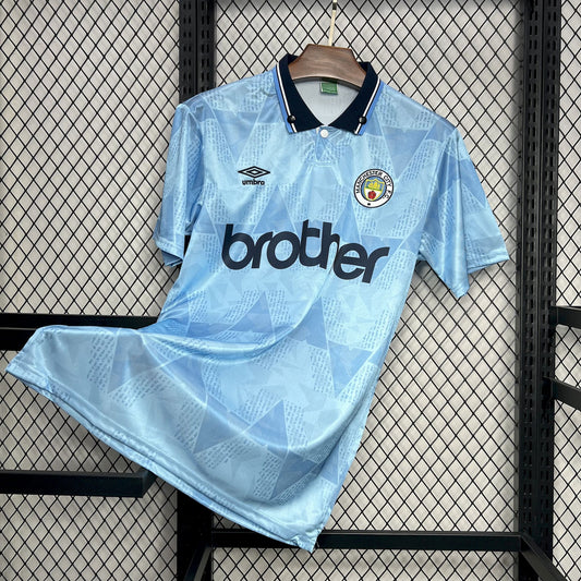 Manchester City 1989-91 Home Jersey