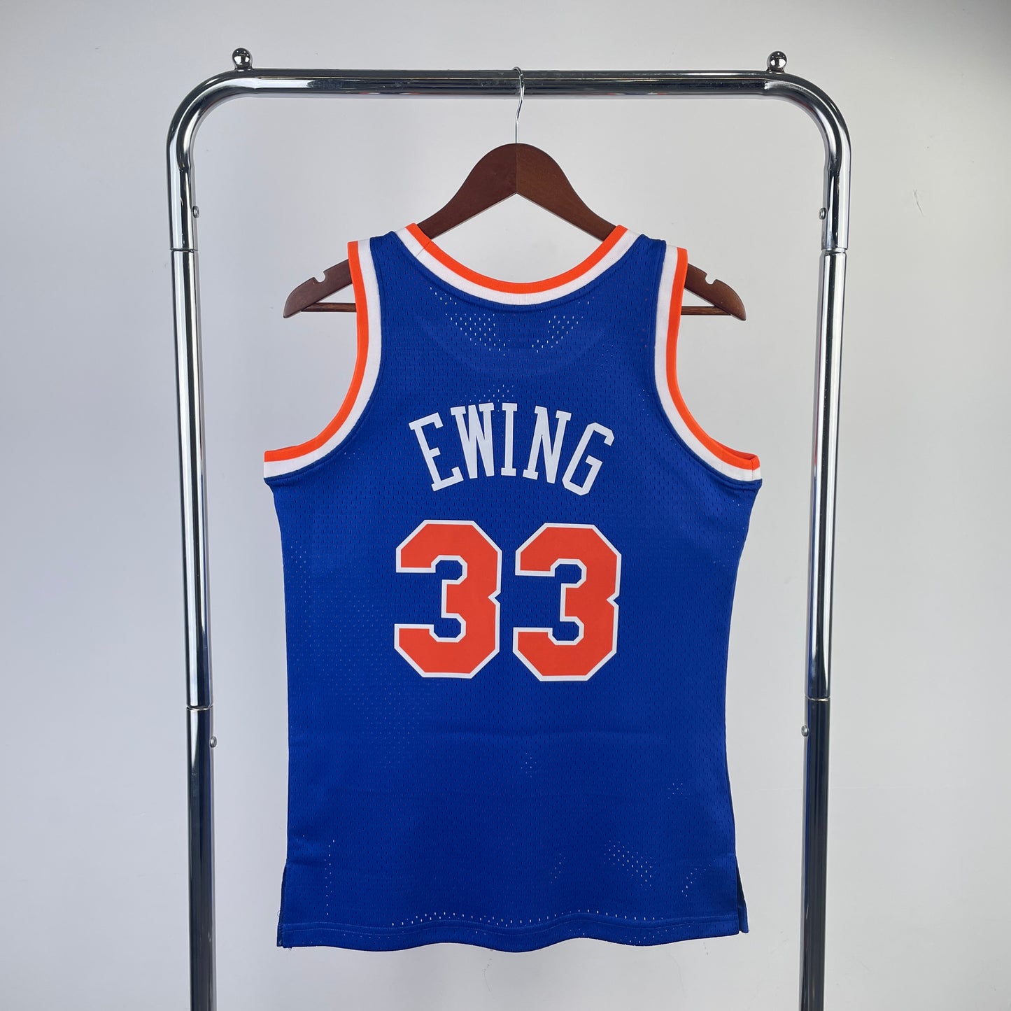 New York Knicks 1991-92 Blue Mitchell & Ness Hardwood Classics Road Swingman Jersey