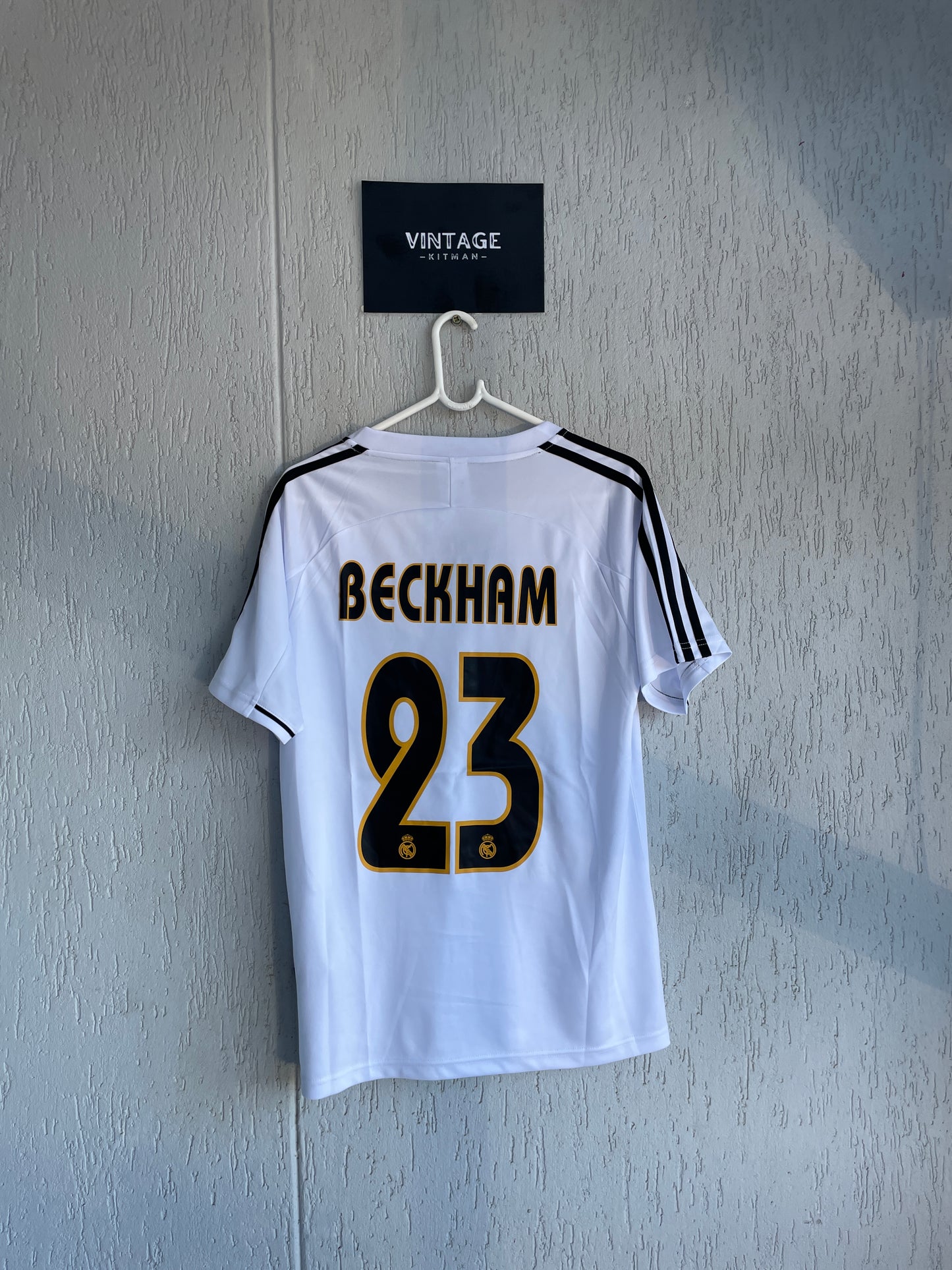 Real Madrid CF 2003-04 Home Jersey #23 BECKHAM (S)