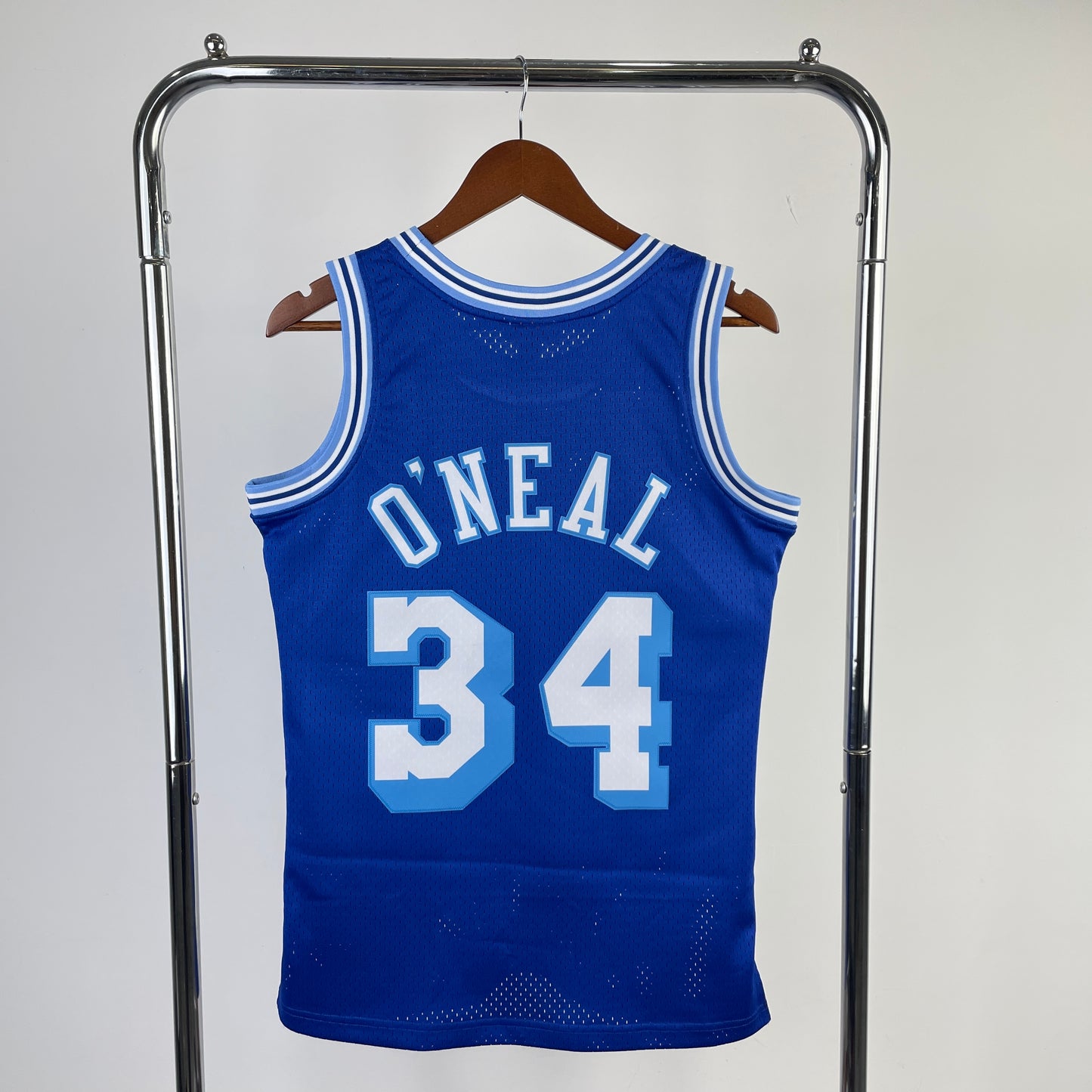 Los Angeles Lakers 1996-97 Shaquille O'Neal Blue Mitchell & Ness Hardwood Classics Swingman Jersey