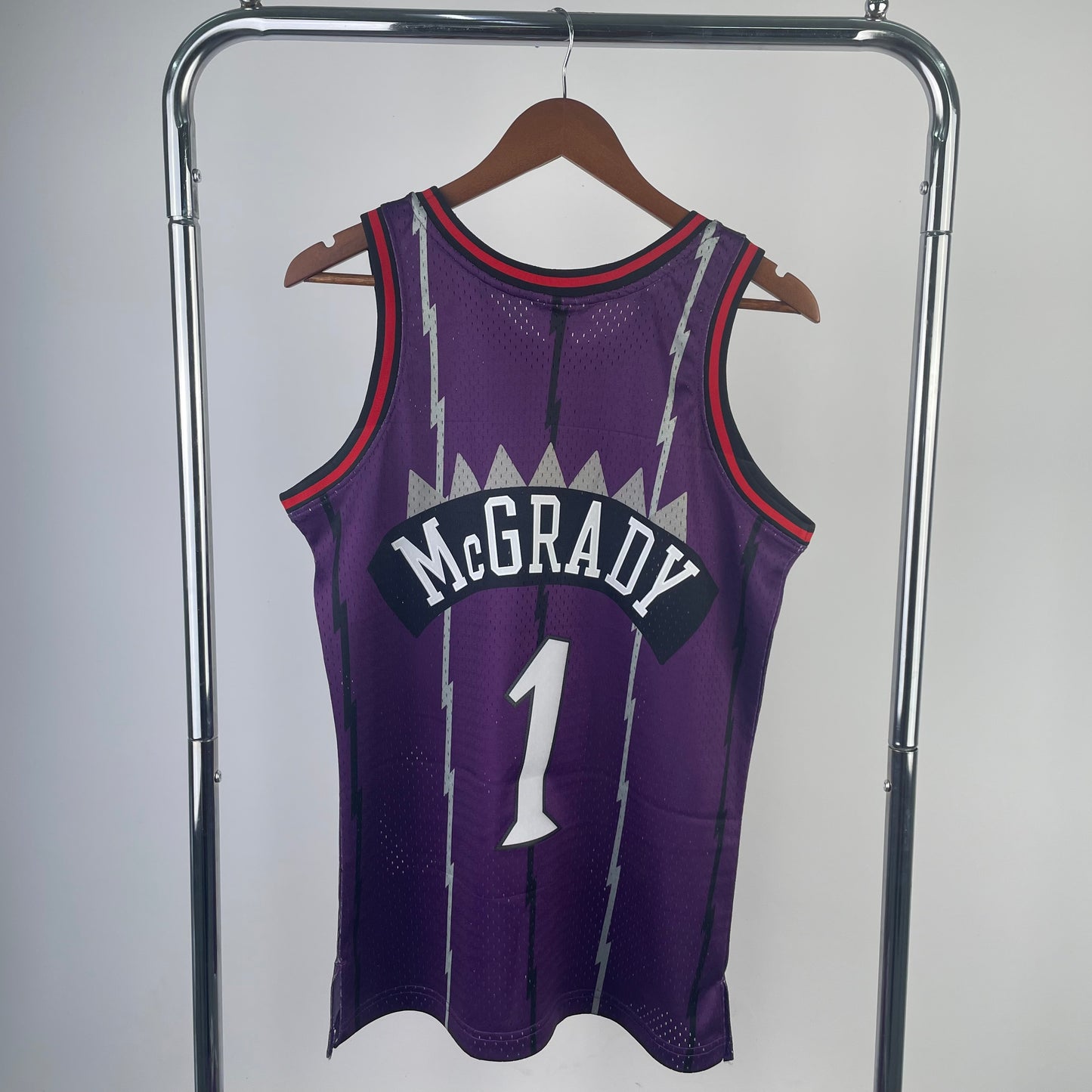 Toronto Raptors 1998-99 Tracy McGrady Mitchell & Ness Purple Hardwood Classics Swingman Jersey