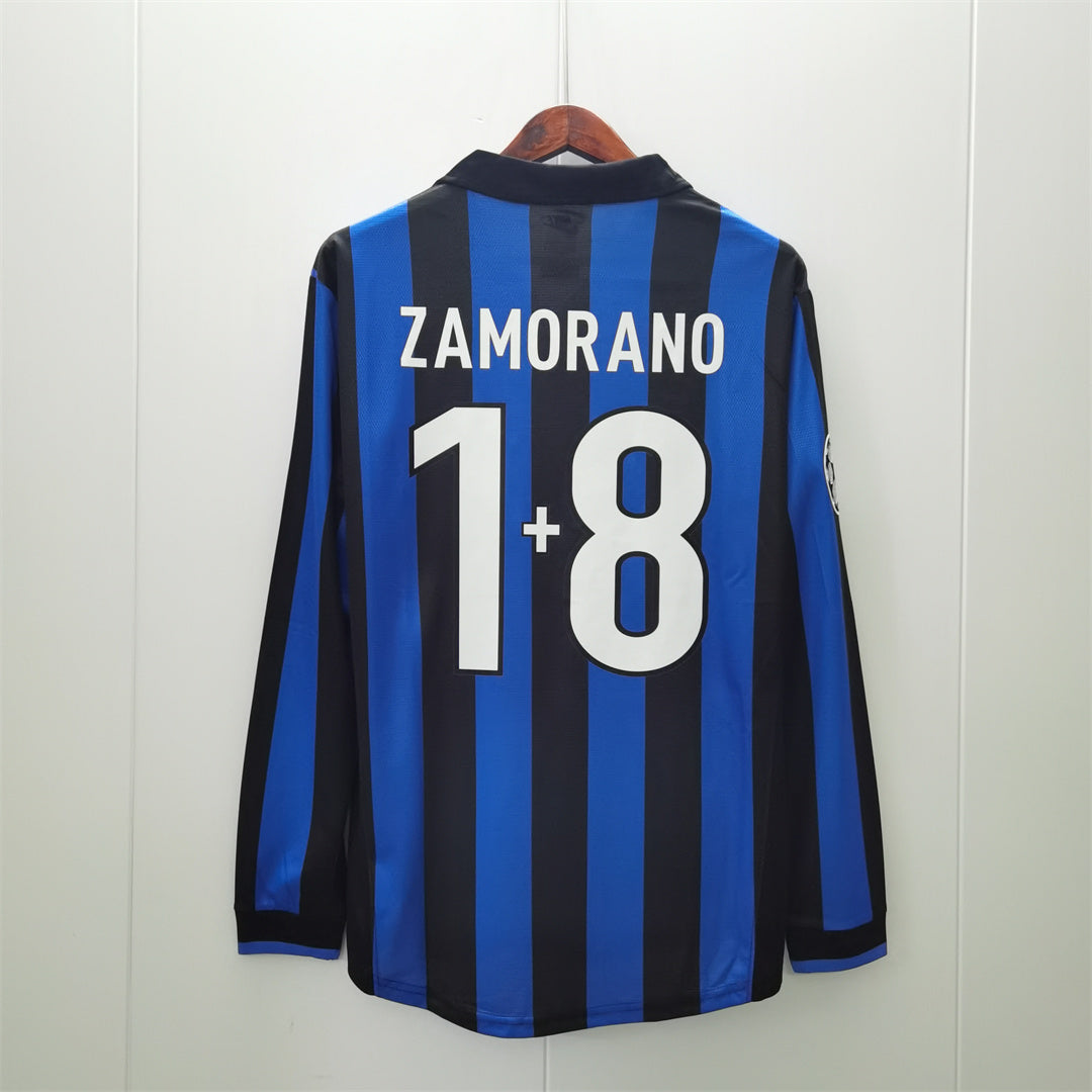 Inter Milan 1998-99 Home Long Sleeve Jersey