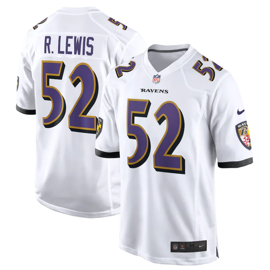 Baltimore Ravens 2023 Away Nike White NFL Jersey