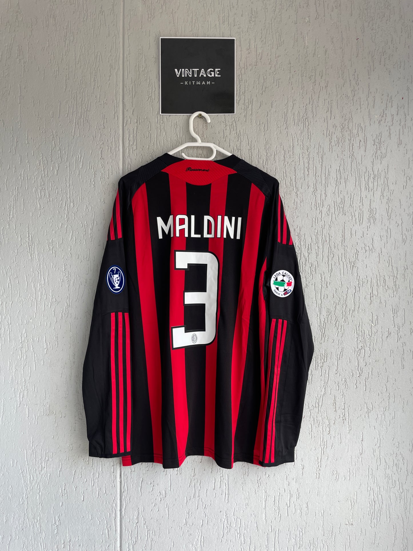 AC Milan 2008-09 Home Long Sleeve Jersey