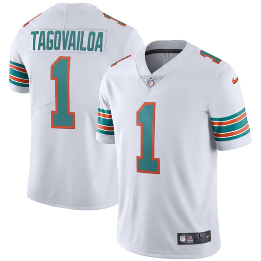 Miami Dolphins 2023 Throwback Away Nike White NFL Jersey